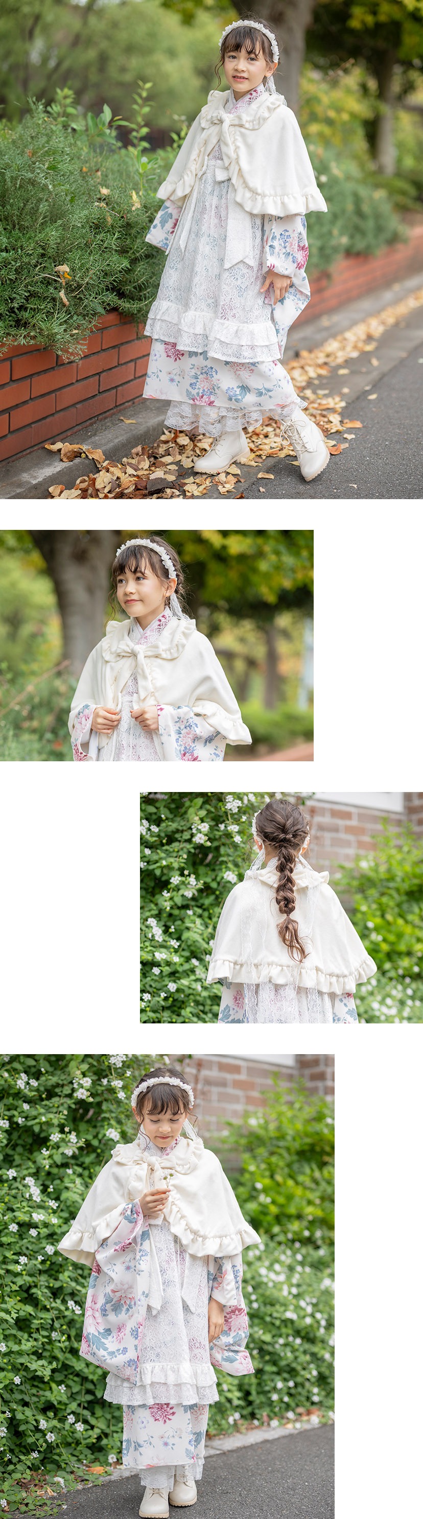 ロマンチックフリルケープ,モデル画像3