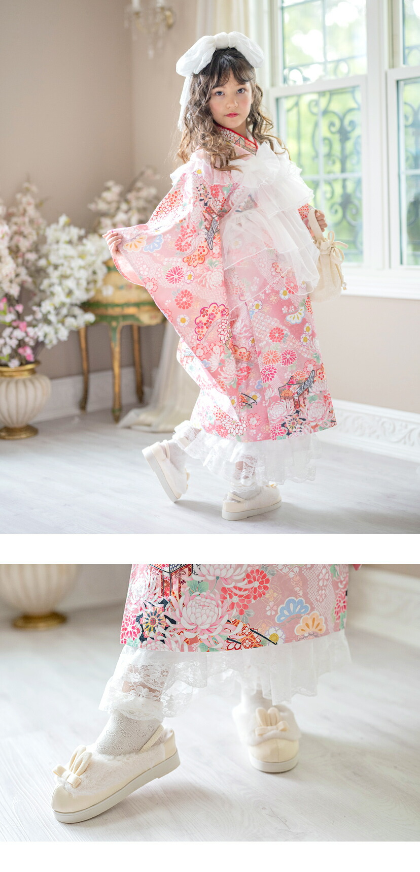 裾レースペチコート モデル画像2