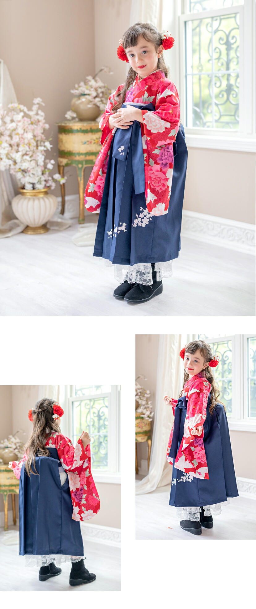 裾レースペチコート モデル画像3