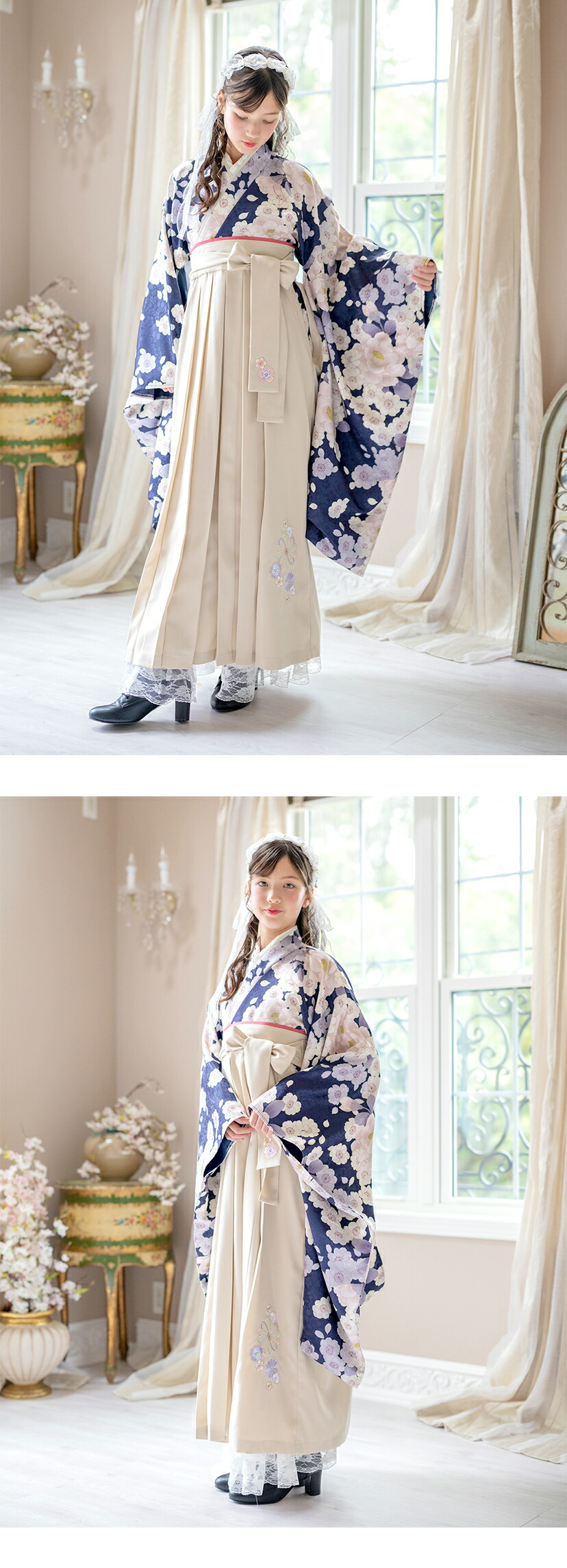 裾レースペチコート モデル画像4