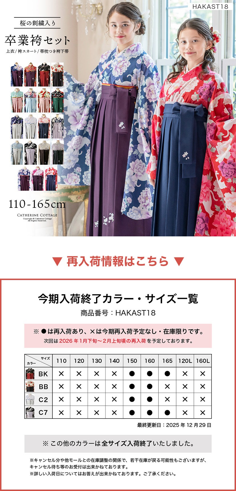 サムネイル,再入荷情報