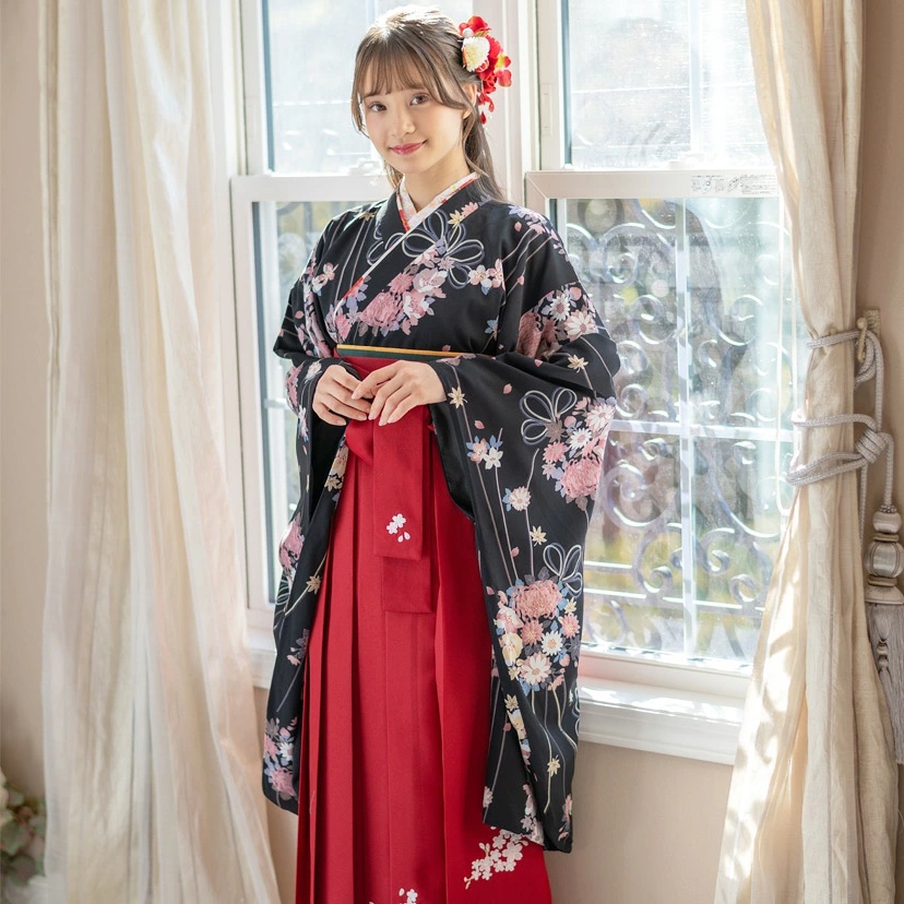 卒業式 小学校 保育園 卒園式 女の子 キッズ脇ファスナー袴ワンピース 卒業袴 簡単着付け オールインワン袴 卒服 TAK キャサリンコテージ | Catherine Cottage | 01