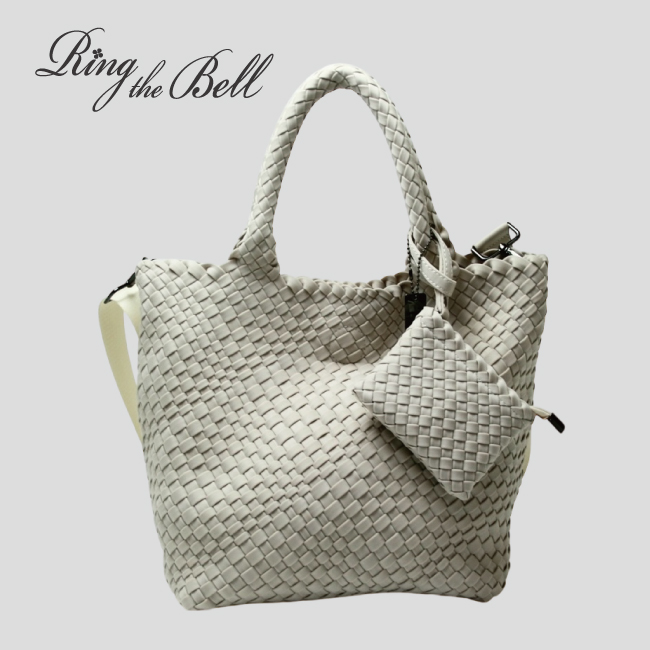 2way Mesh Bag メッシュバッグ ショルダー トートバッグ 男女兼用 ネオプレン風メッシュ 斜めがけ A4収納 大容量 Ring_the_Bell リングザベル 21060B 全世代向けの画像