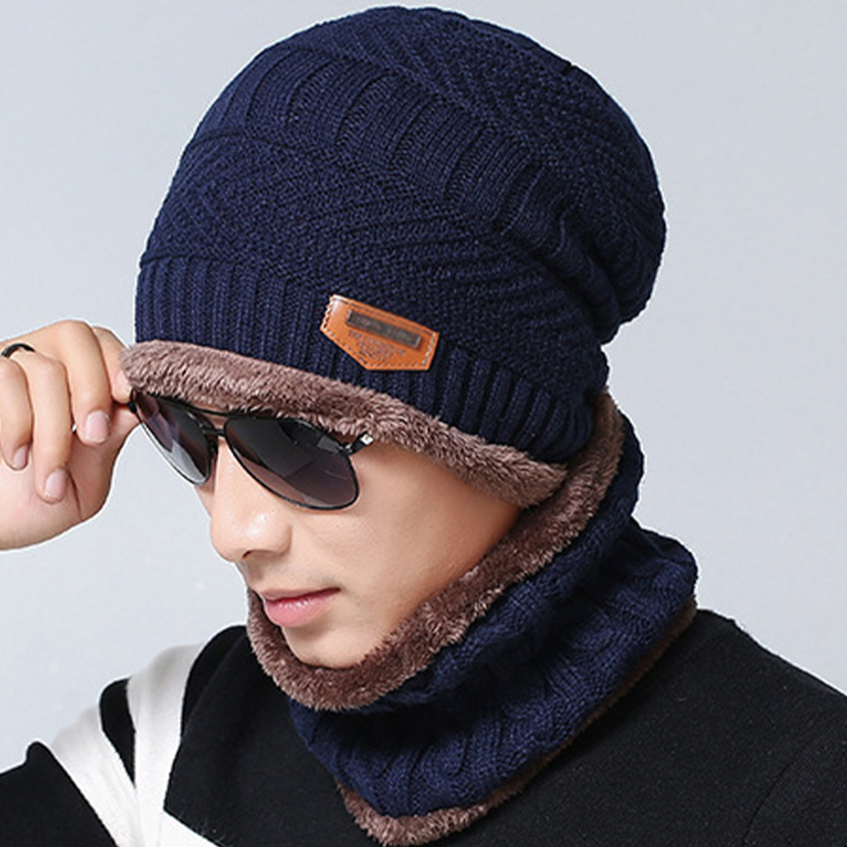 ニット帽 ネックウォーマー レディース キッズ メンズ 秋 冬 裏起毛 防寒グッズ ネックウォーマーセット |  | 05