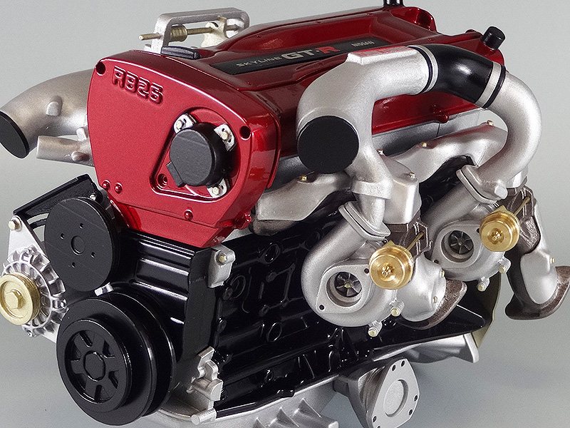 日産SKYLINE GT-R BNR34エンジンオーナメント Nur専用 楽天市場】日下エンジニアリング 1/6スケールエンジンモデル