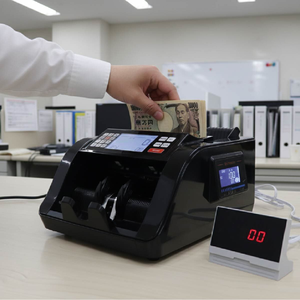 送料無料】マネーカウンター 紙幣カウンター お札数える機械 お金