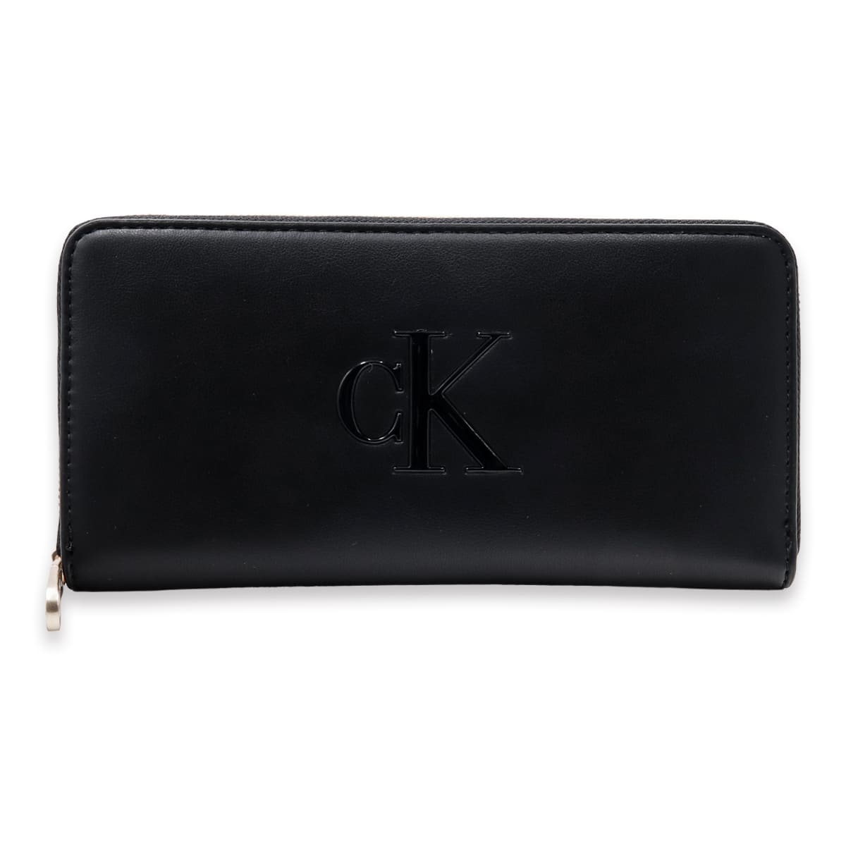 CKの長財布 黒 カルバンクライン Calvin Klein CK 長財布 BOLD LONG ZIP AROUND