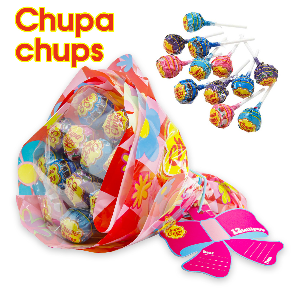 クラシエ チュッパチャプス Chupa Chups フラワーブーケ 12本入