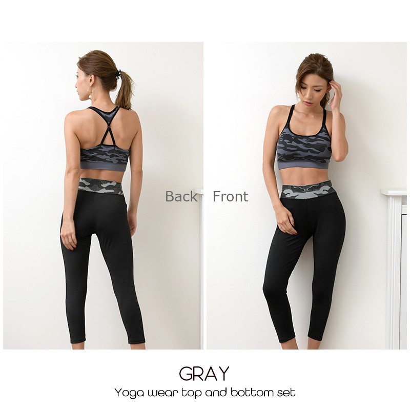 ジムシャーク　カモフラ　スポーツウェア　セットアップ　レディース　グリーン美品 gymshark ジムシャーク カモフラ セットアップ レディース