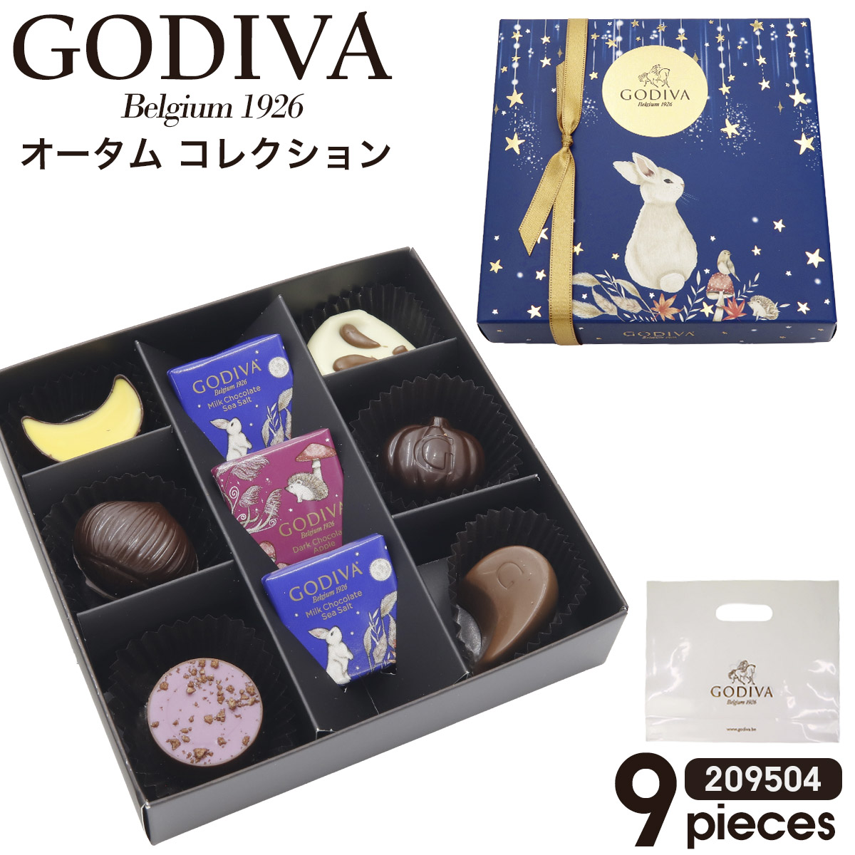 GODIVA チョコ ゴディバ オータムコレクション 9粒 2095042 godiva