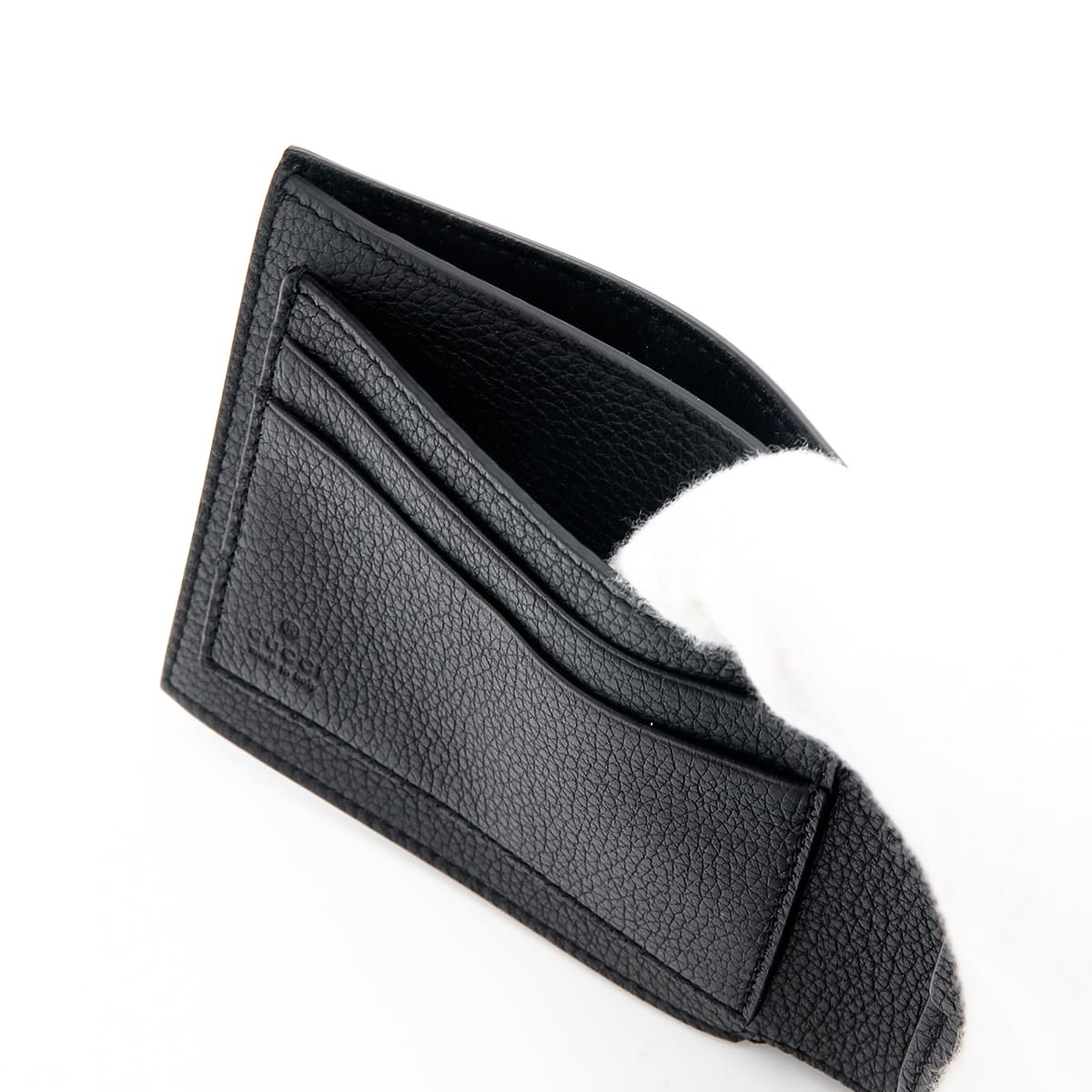 GUCCI（グッチ） メンズ 財布 二つ折り財布 コインウォレット ブラック