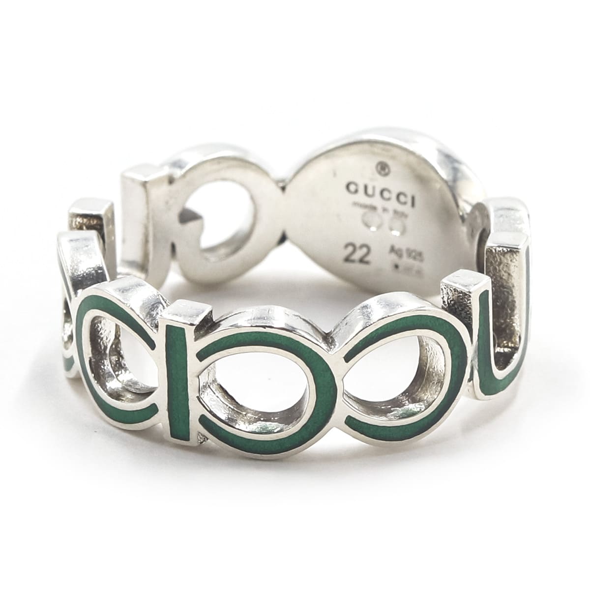 美品 GUCCI グッチ Gカットアウトシルバーリング GUCCI グッチ カットアウトG シルバーリングの商品一覧 通販 - Yahoo