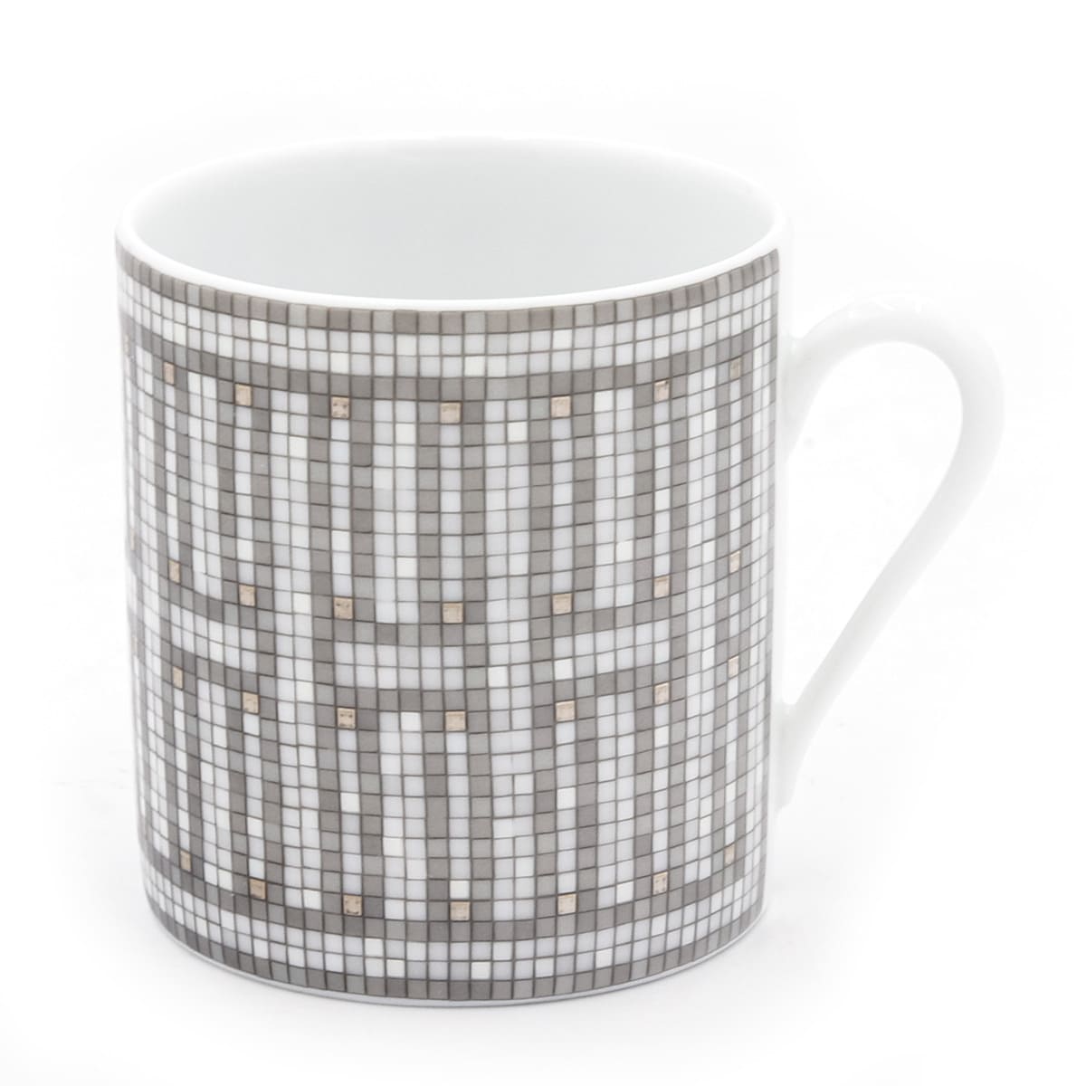 エルメス カップ＆ソーサー 2客セット HERMES コーヒーカップ モザイク