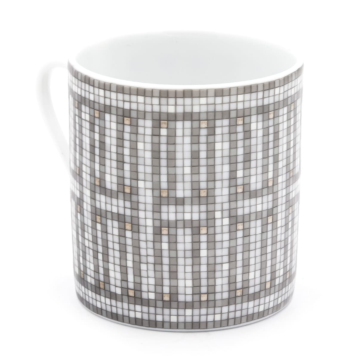 エルメス カップ＆ソーサー 2客セット HERMES コーヒーカップ モザイク