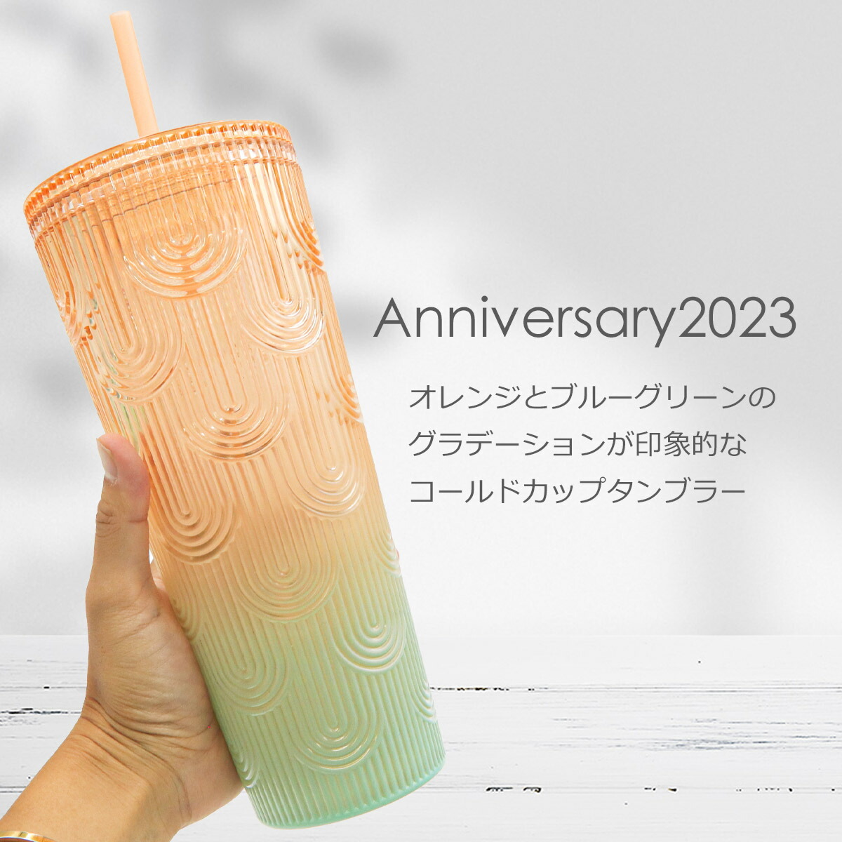 スタバ タンブラー 水筒 スターバックス アニバーサリー2024 コールド 