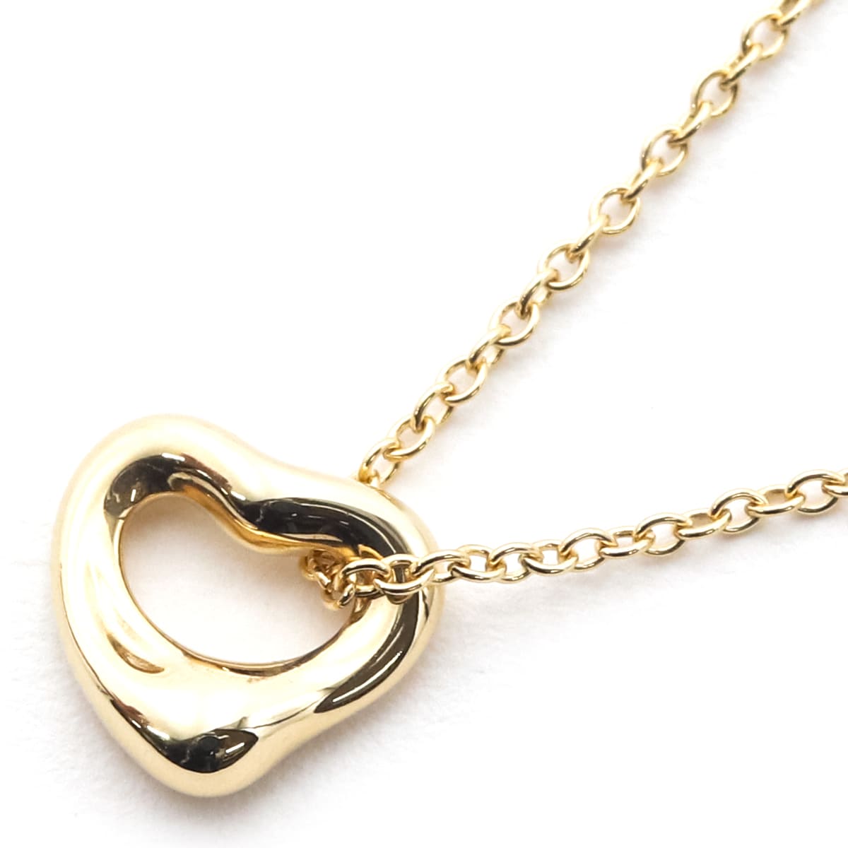 ティファニー オープン ハート ペンダント エルサ ペレッティ 18K