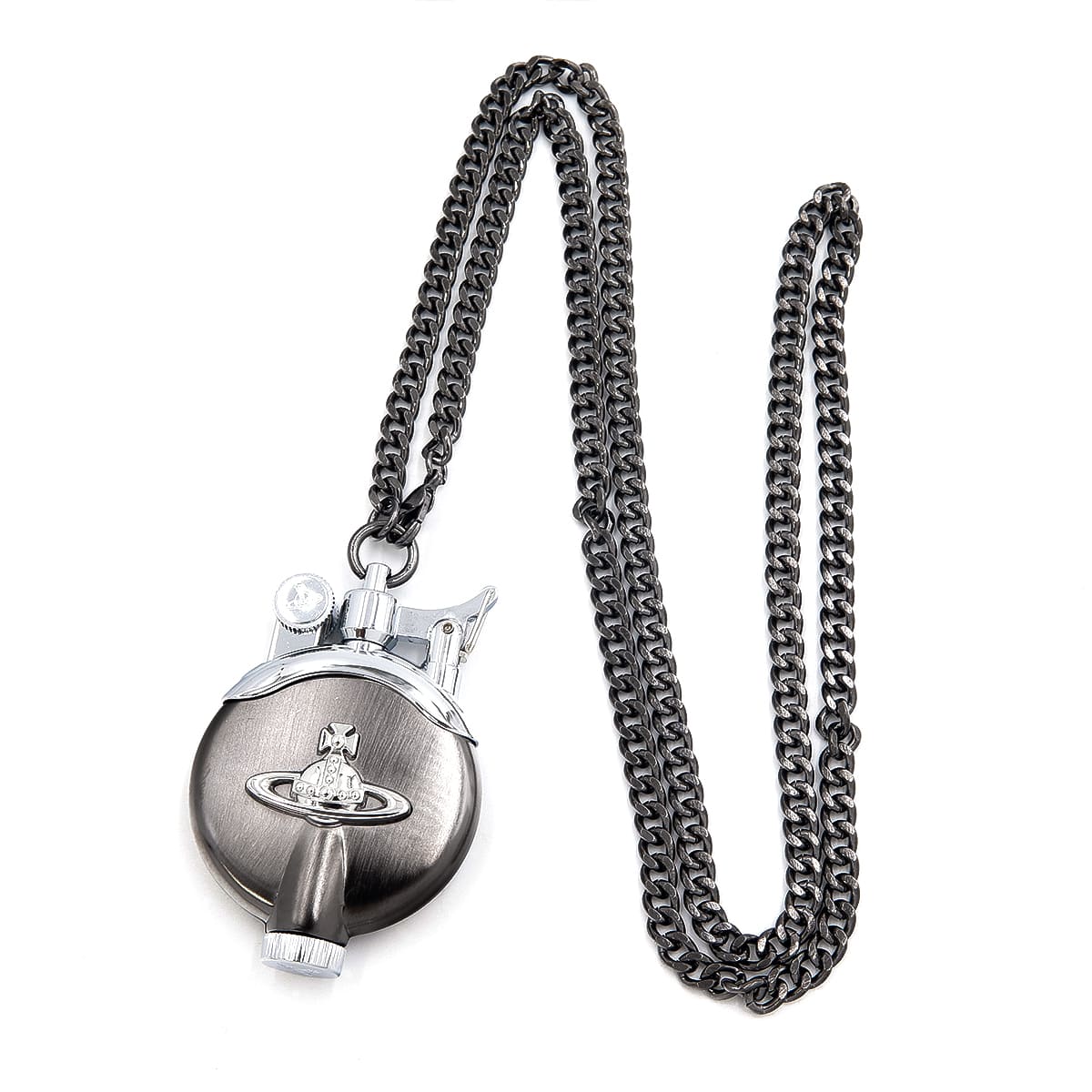 Vivienne WestwoodメタルORB チェーン付オイルライター Vivienne Westwood（ヴィヴィアンウエストウッド） フリント オイル