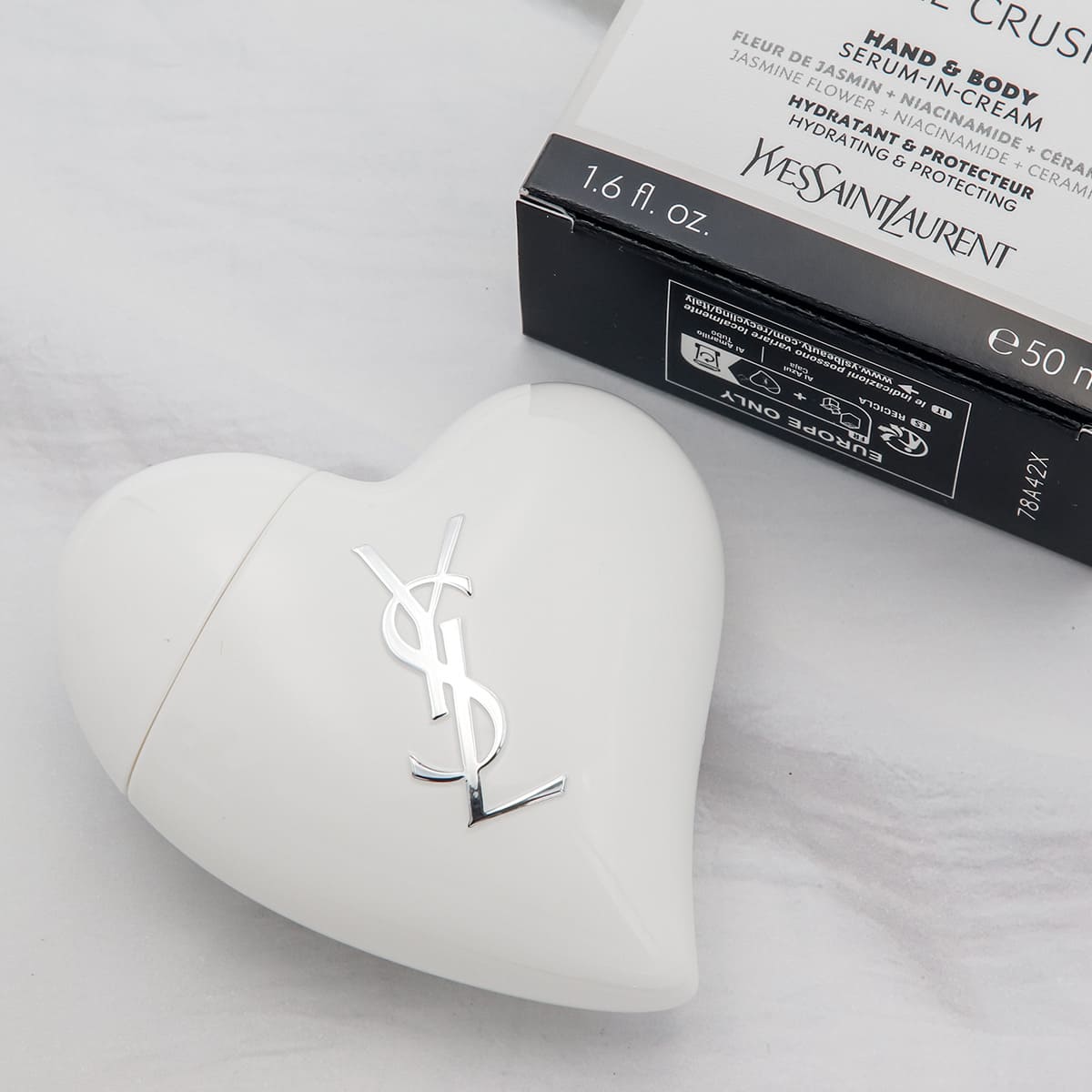 名入可 YSL イヴサンローラン ケアクラッシュ セラムクリーム ハンド