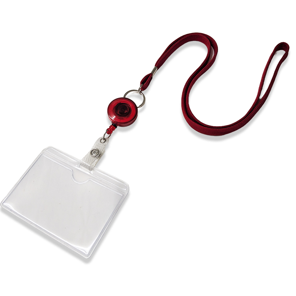 ソフトケースカードホルダー ネームホルダー 社員証 ケース ネック