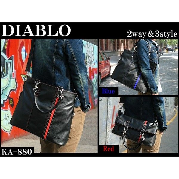 DIABLOディアブロ 4カラー展開 2way3style ショルダーバッグ