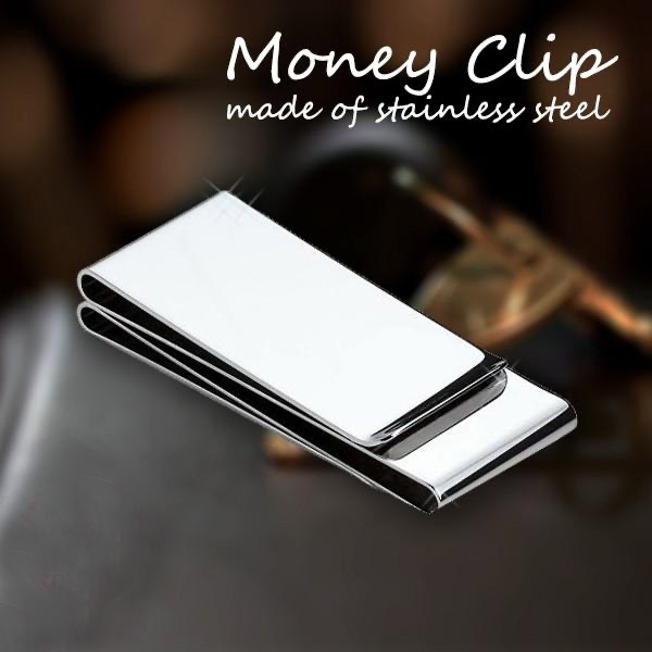 メンズシンプル マネークリップ カード収納可能 次世代財布 シルバー moneyclip サイフ 財布 wallet 送料無料 定形外郵便  :tgsvmc:CCCSTORES - 通販 - Yahoo!ショッピング