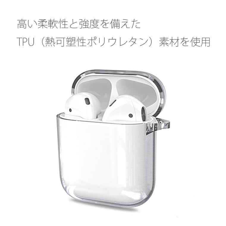 AirPods 第三世代 第二世代 AirPods Pro ケース カバー キーホルダー付き AirPods3 AirPods2 クリア 透明 エアポッズ 落下防止 収納 花 フラワー｜cccworks｜04