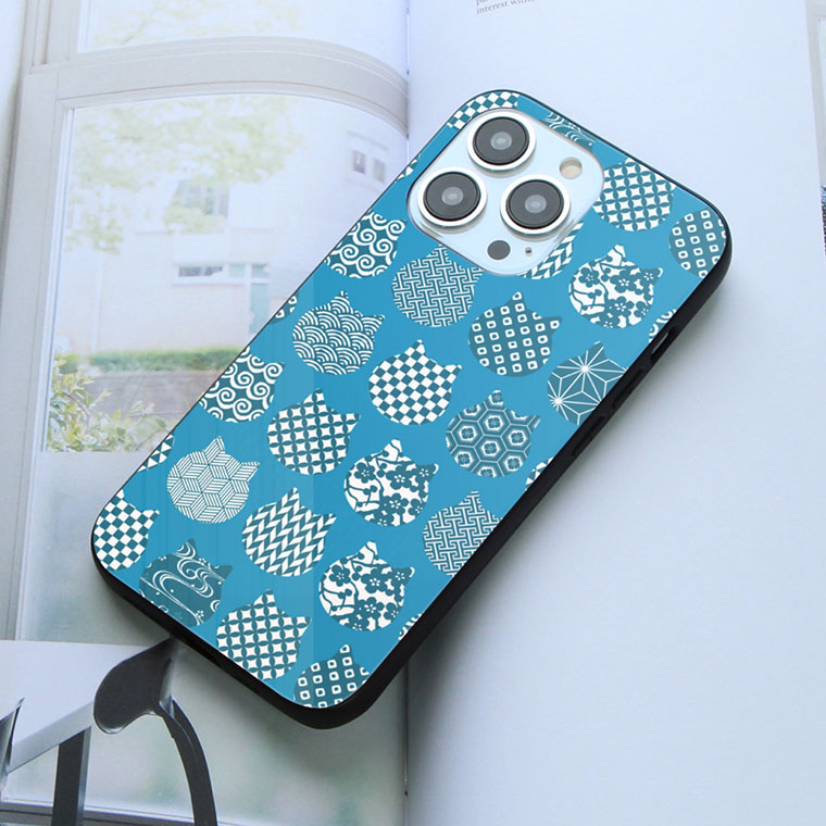 iPhone用 背面ガラスパネル使用 スマホケース iPhone13 ケース