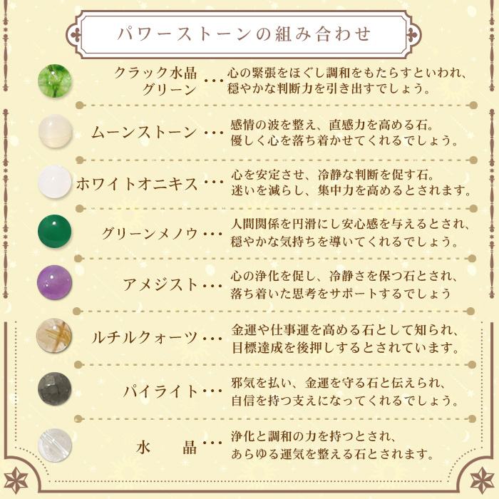 パワーストーン ブレスレット 天然石 6月限定 月替わり ラッピング無料