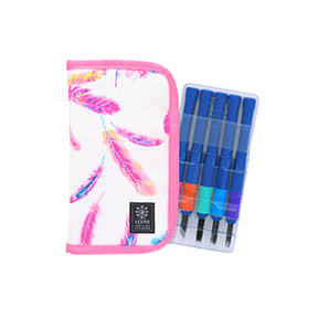 木製子供彫刻セット COLORFUL CANDY STYLE 彫刻刀セット 右利き・左利き オーロラ