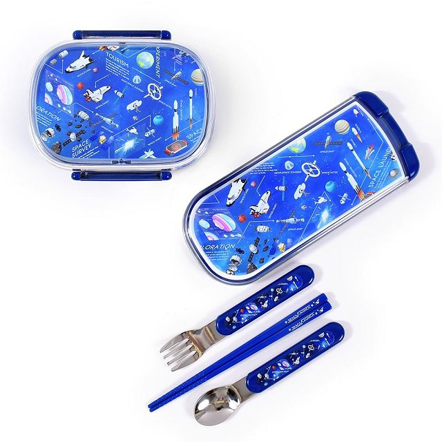 ランチグッズ 2点セット お箸 フォーク スプーン お弁当箱 遠足 おしゃれ 小学生 子供 キッズ 男の子 女の子 | ブランド登録なし | 04