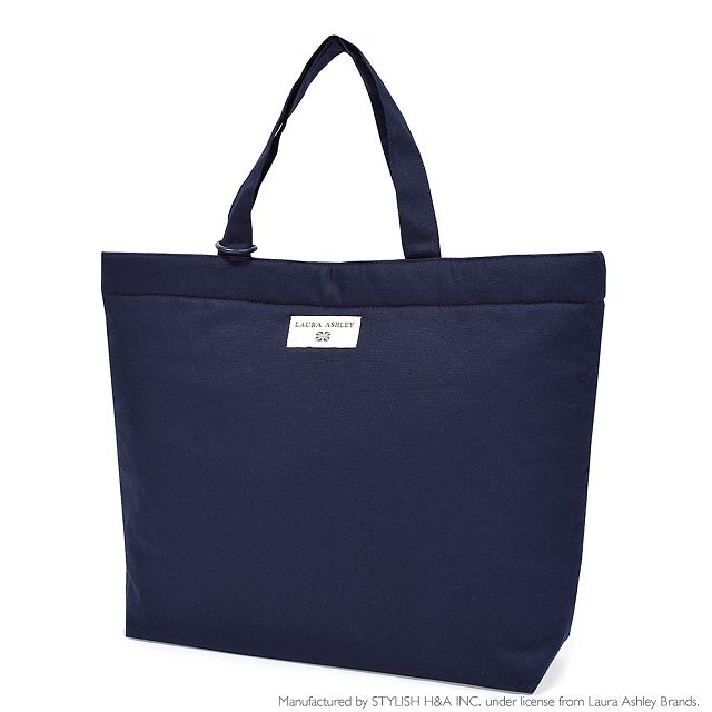 LAURA ASHLEY レッスンバッグ キルティング マチ付き お稽古