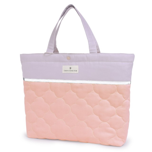 レッスンバッグ 【2026春モデル】 撥水/綿/キルティング・反射材付き お稽古バッグ トートバッグ おしゃれ かわいい 保育園 小学校 小学生 子供 キッズ 女の子 | COLORFUL CANDY STYLE | 06