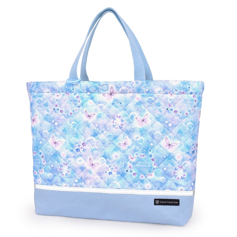 レッスンバッグ 【2026春モデル】 撥水/綿/キルティング・反射材付き お稽古バッグ トートバッグ おしゃれ かわいい 保育園 小学校 小学生 子供 キッズ 女の子 | COLORFUL CANDY STYLE | 05