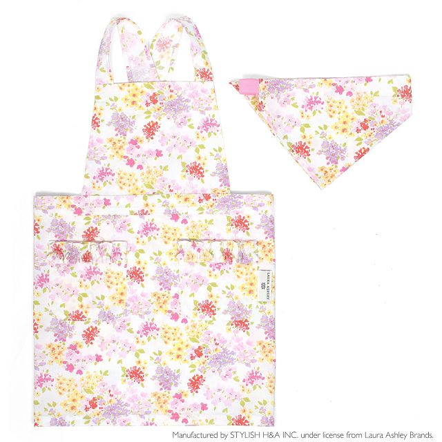 LAURA ASHLEY 子どもバッククロスエプロン 100 120 お手伝い 調理実習 おしゃれ 小学生 子供 キッズ 男の子 女の子 | LAURA ASHLEY | 03