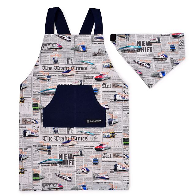 子どもバッククロスエプロン 100 120 お手伝い 調理実習 かっこいい 小学生 子供 キッズ 男の子 | COLORFUL CANDY STYLE | 02