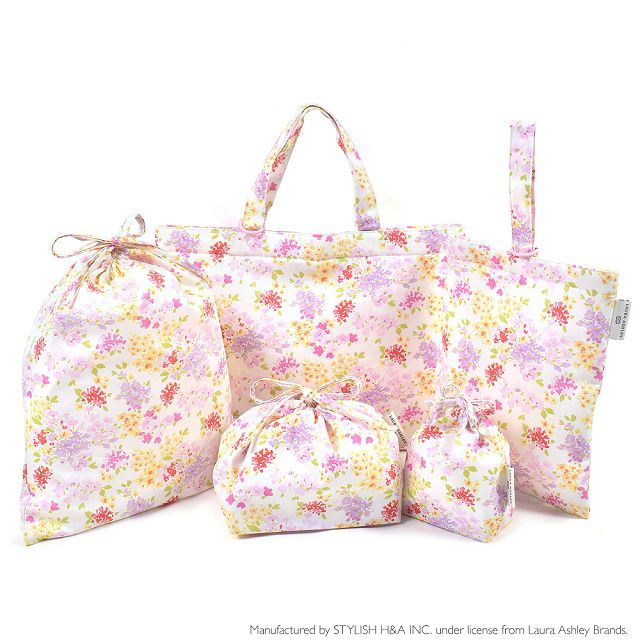 LAURA ASHLEY 入園入学セット 5点セット レッスンバッグ シューズ 