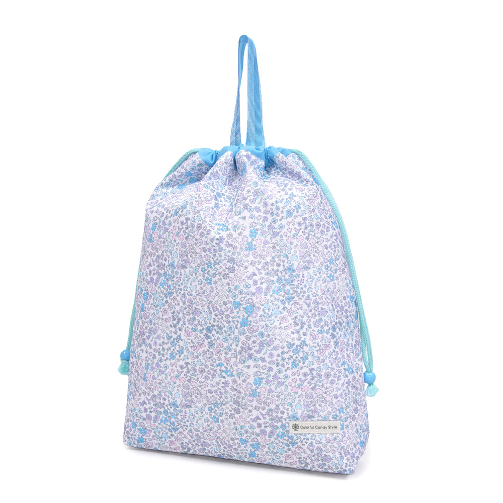 巾着・大 体操服袋 体操着袋 [2026春モデル] 撥水ノーアイロン おしゃれ かわいい 保育園 小学校 小学生 子供 キッズ 女の子 ゆうパケット配送 | COLORFUL CANDY STYLE | 11