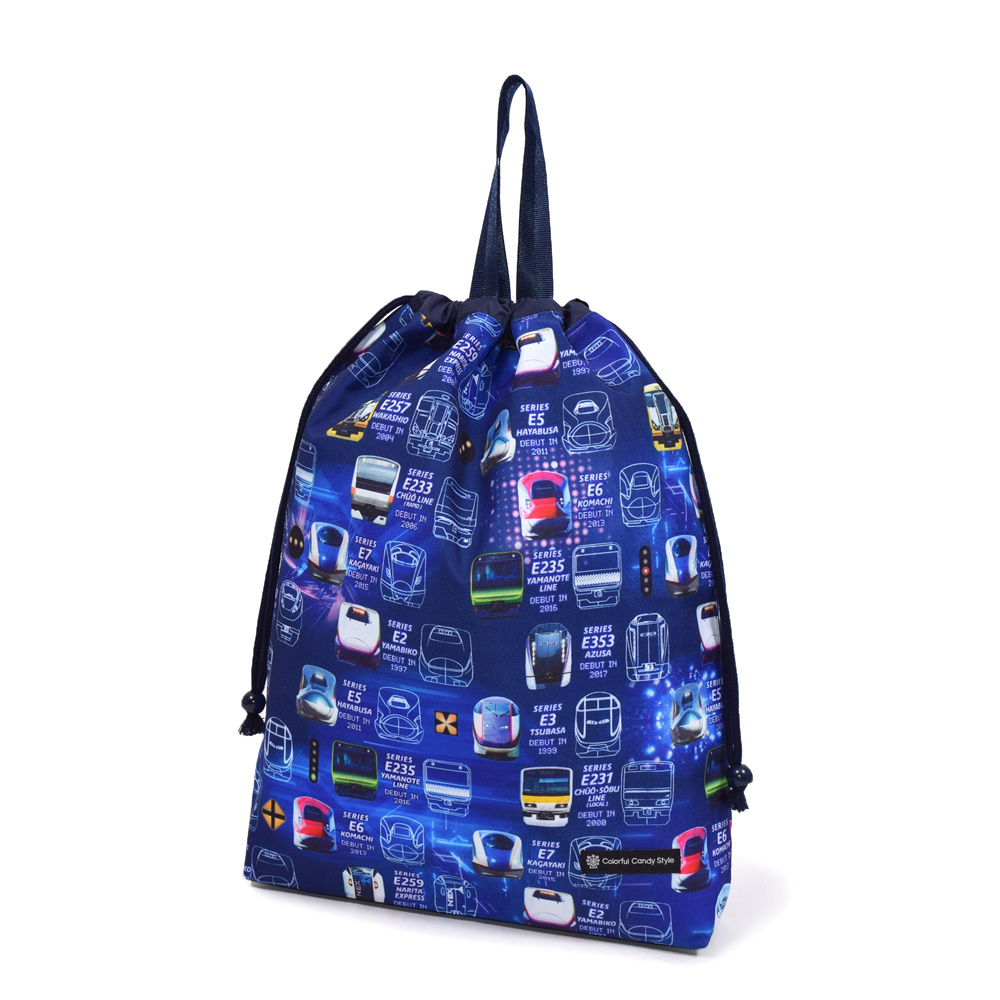 巾着・大 体操服袋 体操着袋 [2026春モデル] 撥水ノーアイロン おしゃれ かっこいい 保育園 小学校 小学生 子供 キッズ 男の子 ゆうパケット配送 | COLORFUL CANDY STYLE | 08