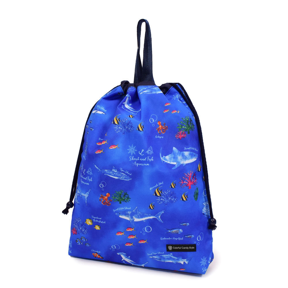 巾着・大 体操服袋 体操着袋 [2026春モデル] 撥水ノーアイロン おしゃれ かっこいい 保育園 小学校 小学生 子供 キッズ 男の子 ゆうパケット配送 | COLORFUL CANDY STYLE | 11