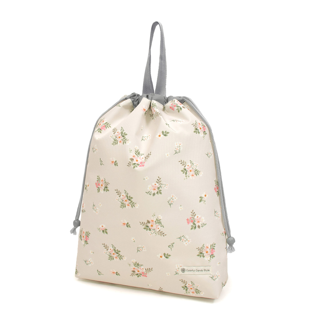 巾着・大 体操服袋 体操着袋 [2026春モデル] 撥水ノーアイロン おしゃれ かわいい 保育園 小学校 小学生 子供 キッズ 女の子 ゆうパケット配送 | COLORFUL CANDY STYLE | 10