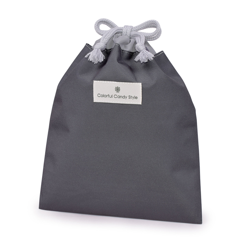 巾着・中 マチ無し給食袋 [2026春モデル] 撥水ノーアイロン 小物入れ おしゃれ かわいい 保育園 小学校 小学生 子供 キッズ 女の子 ゆうパケット配送 | COLORFUL CANDY STYLE | 07