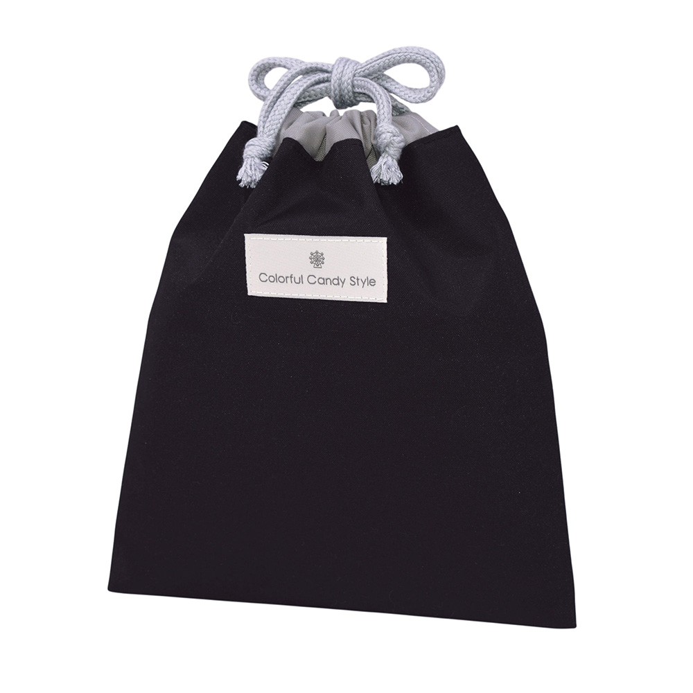 巾着・中 マチ無し給食袋 [2026春モデル] 撥水ノーアイロン 小物入れ おしゃれ かわいい 保育園 小学校 小学生 子供 キッズ 女の子 ゆうパケット配送 | COLORFUL CANDY STYLE | 08