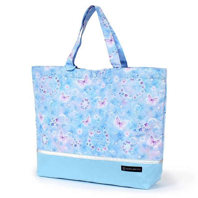 COLORFUL CANDY STYLE レッスンバッグ キルティング マチ付き