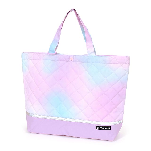 レッスンバッグ キルティング マチ付き お稽古バッグ トートバッグ かわいい 小学生 子供 キッズ 女の子 | COLORFUL CANDY STYLE | 01
