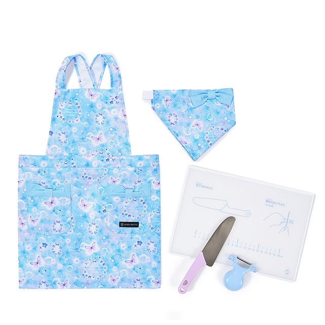 キッチングッズ4点セット エプロン 130-160cm 100-120cm キッチングッズ 4点セット まな板 ピーラー 包丁 | ブランド登録なし | 05