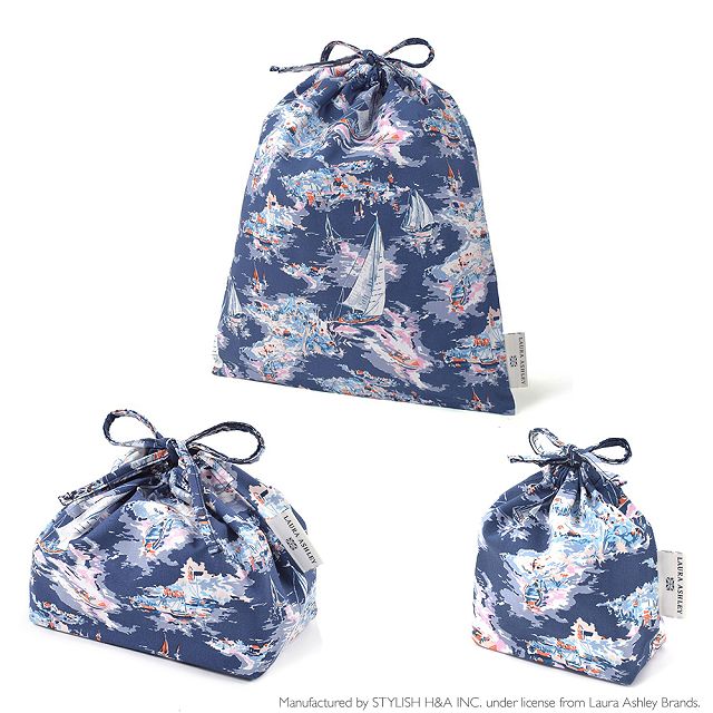 LAURA ASHLEY 入園入学シリーズ 巾着3点セット おしゃれ 小学生 子供 キッズ 男の子 女の子 | LAURA ASHLEY | 07