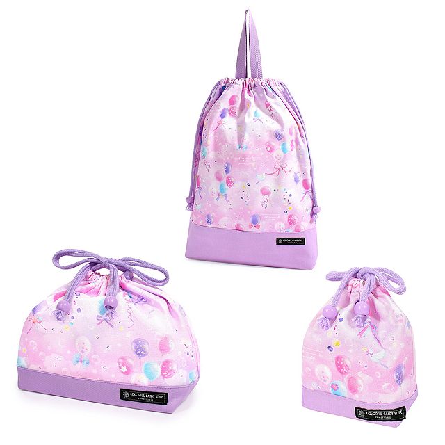 上履き入れ　体操服袋　コップ袋　お弁当袋　ハートキルト 楽天市場】【30日限定 10％OFF】【5点セット】 レッスン女の子