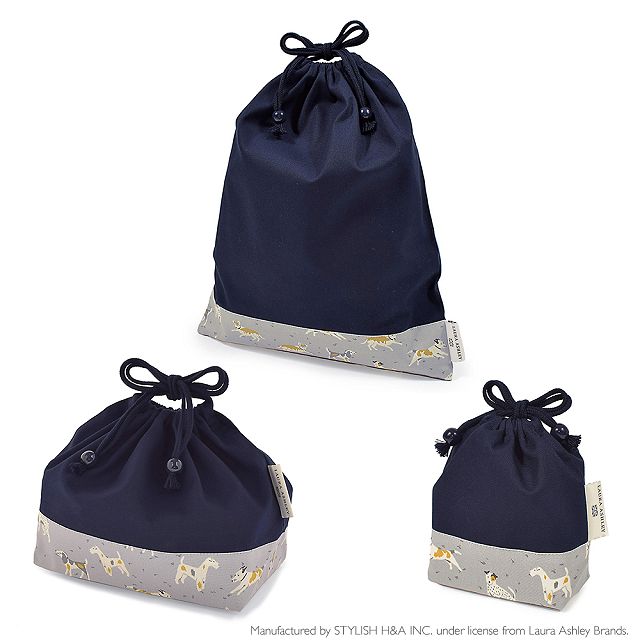 LAURA ASHLEY 入園入学シリーズ 巾着3点セット おしゃれ 小学生 子供 キッズ 男の子 女の子 | LAURA ASHLEY | 06