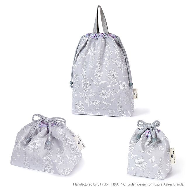 LAURA ASHLEY 入園入学シリーズ 巾着3点セット おしゃれ 小学生 子供 キッズ 男の子 女の子 | LAURA ASHLEY | 01