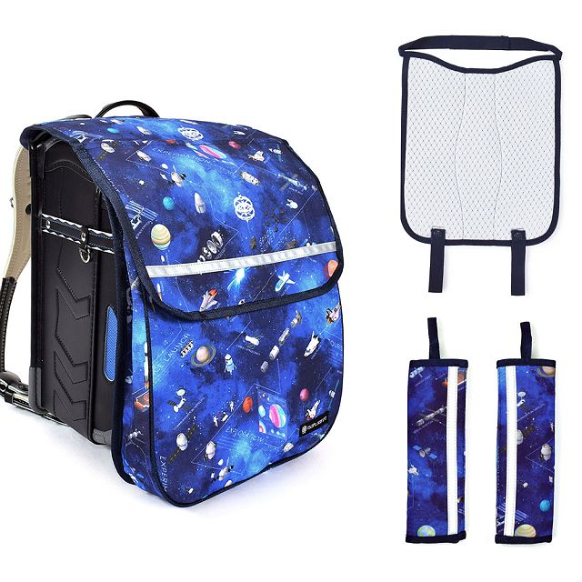 ランドセルカバー 収納ポケット付き ・パッド3点セット 人気ラインナップ カバー パッド 暑さ対策 熱中症対策 汚れにくい 反射 保護 小学生 | COLORFUL CANDY STYLE | 11